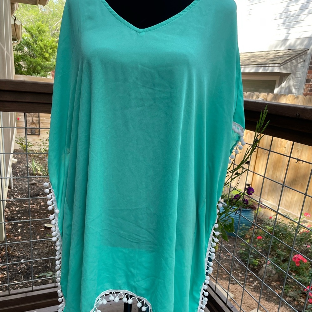 Like new Mint green swim cover up